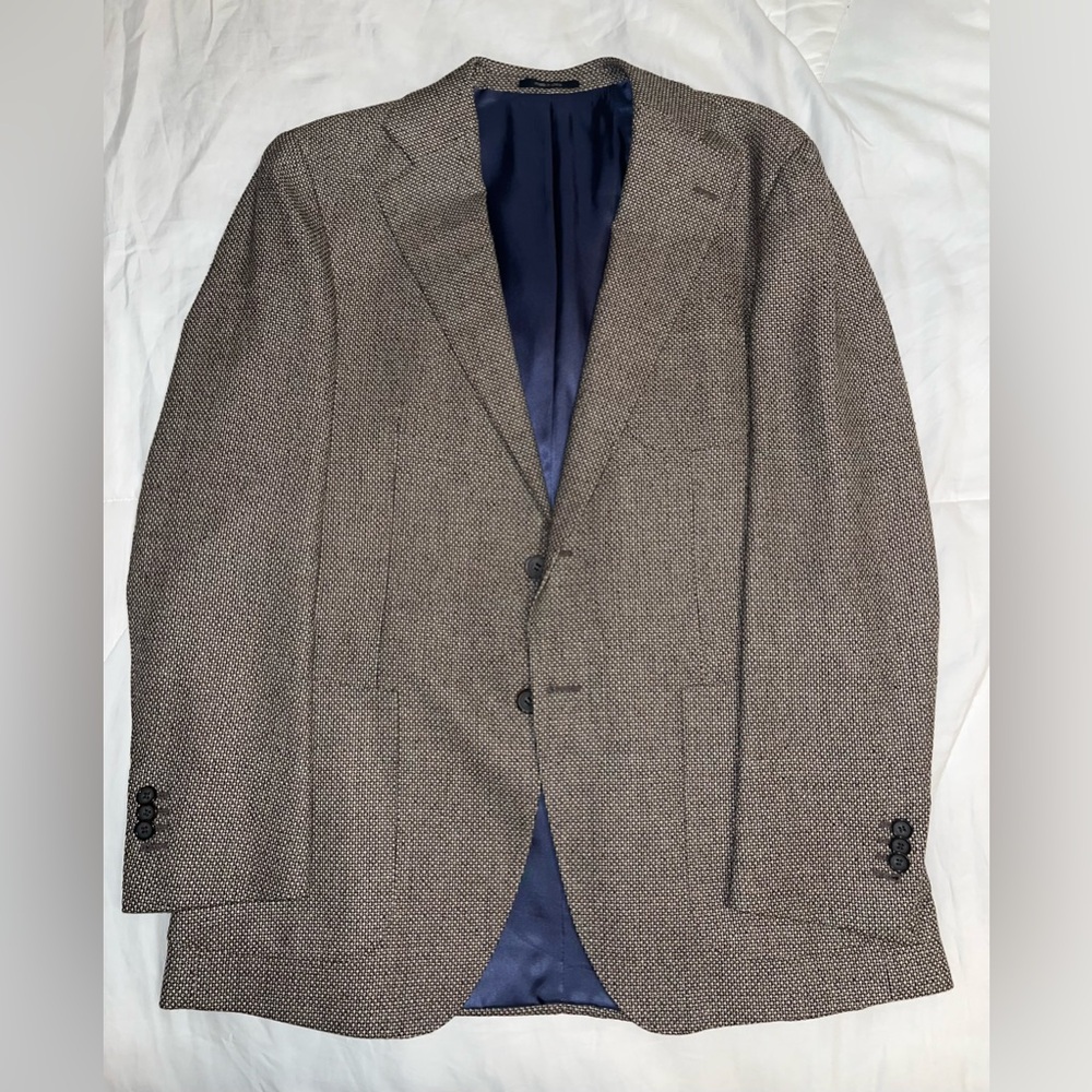 Suitsupply Taupe birdseye Blazer